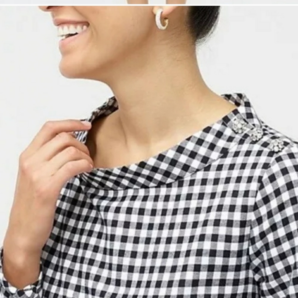 J. Crew Buffalo Plaid Dress - Picture 4 of 16